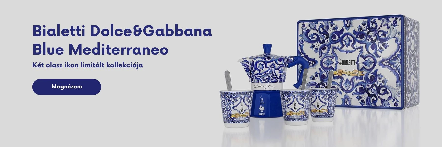 Bialetti x D&G Blue Mediterraneo