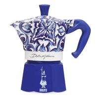 Bialetti Dolce&Gabbana Moka Express Blue Mediterraneo - 3 adagos