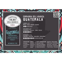 Compagnia Dell’Arabica Caffé Guatemala Huehuetenango Highland Coffe őrölt kávé, 250g
