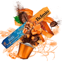 Belmio Decaffeinato Caramel Nespresso kompatibilis kávékapszula, 10db