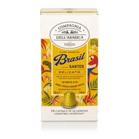 Compagnia Dell'Arabica Caffé Brasil Santos Nespresso kompatibilis kávékapszula, 10db
