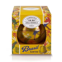 Compagnia Dell'Arabica Brasil Santos Karácsonyi gömb, Nespresso kompatibilis kapszulával 4x5,2g
