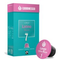 Kép 1/2 - Gourmesso Lungo Latino Mezzo Nespresso kompatibilis kávékapszula, 10 db