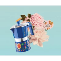 FRIDA KAHLO Kávéfőző 3 személyes kék