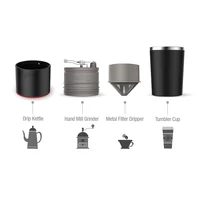 Cafflano Klassic All-In-One kávékészítő eszköz, fekete