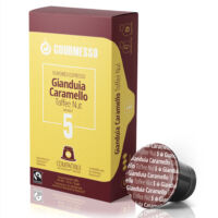Kép 1/5 - Gourmesso Gianduia Caramello Nespresso kompatibilis kávékapszula, 10 db