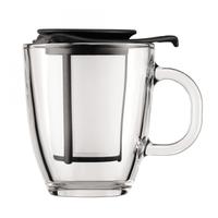 Bodum YO-YO teás bögre szűrővel 350ml, fekete Bodum YO-YO teás bögre szűrővel 350ml, fekete