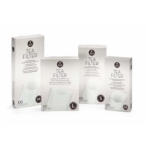 Papír teafilter – S méret, dupla fenékredővel, füllel – 800 ml-ig • 100 db/doboz