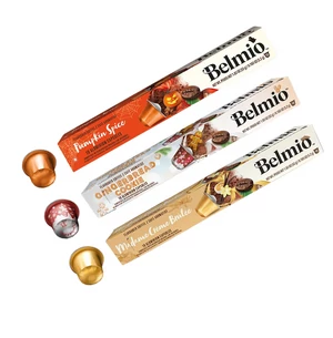 Belmio Pumpkin Spice/Gingerbread/Créme Brulée "D" csomag Nespresso kompatibilis kávékapszula, 3x10db