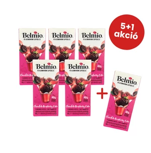 Belmio Chocolate Raspberry Cake 5+1 Nespresso kompatibilis kávékapszula csomag