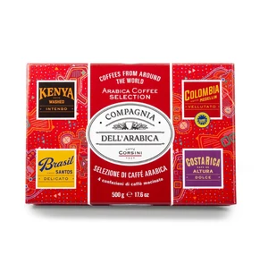 Compagnia Dell’Arabica Őrölt kávé válogatás, 4*125g