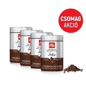 Illy Espresso India szemes kávé csomag, 4x250g