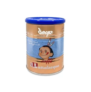 Passalacqua Caffé DEUP TIN koffeinmentes őrölt kávé, 250g
