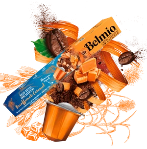 Belmio Decaffeinato Caramel Nespresso kompatibilis kávékapszula, 10db