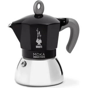 Bialetti Moka indukciós kotyogós kávéfőző - 4 adagos (fekete)