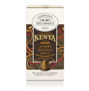 Compagnia Dell&#039;Arabica Caffé Kenya &quot;AA&quot; Nespresso kompatibilis kávékapszula, 10 db