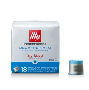 Illy iperEspresso Decaffeinato koffeinmentes kávékapszula, 18db