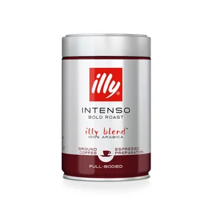 Illy Espresso Intenso sötét pörkölésű őrölt kávé, 250g