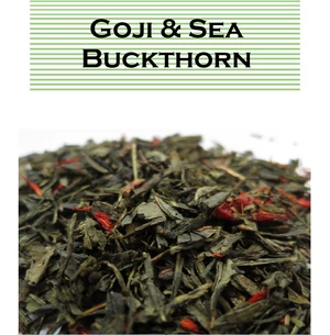 Johan &amp; Nyström Goji &amp; Sea Buckthorn, ízesített zöldtea 100g