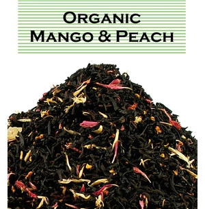 Johan &amp; Nyström Organic Mango &amp; Peach, fekete tea 50g