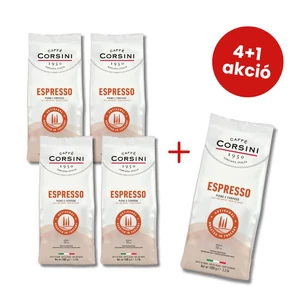 Caffé Corsini Espresso Pieno E Corposo 4+1 szemes kávé csomagajánlat