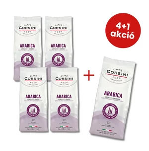 Caffé Corsini Arabica Aromatico E Morbido 4+1 szemes kávé csomagajánlat