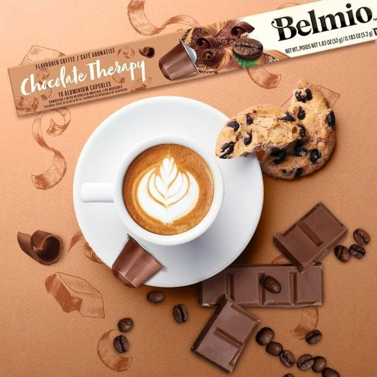 Belmio Chocolate Therapy Nespresso kompatibilis kávékapszula, 10db