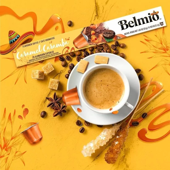 Belmio Caramel Caramba Nespresso kompatibilis kávékapszula, 10db