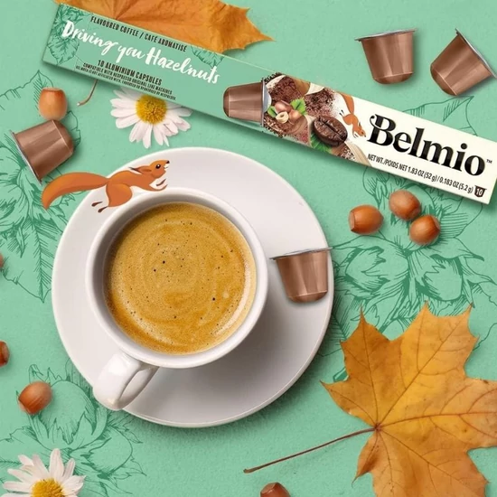 Belmio Driving You Hazelnuts Nespresso kompatibilis kávékapszula, 10db