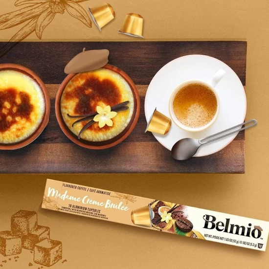 Belmio Madame Créme Brulée Nespresso kompatibilis kávékapszula, 10db