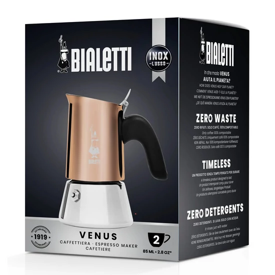 Bialetti Venus Réz kotyogó - 4 adagos