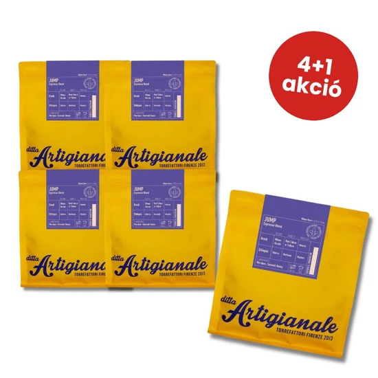 Ditta Artigianale Jump szemes kávécsomag, 5x250g