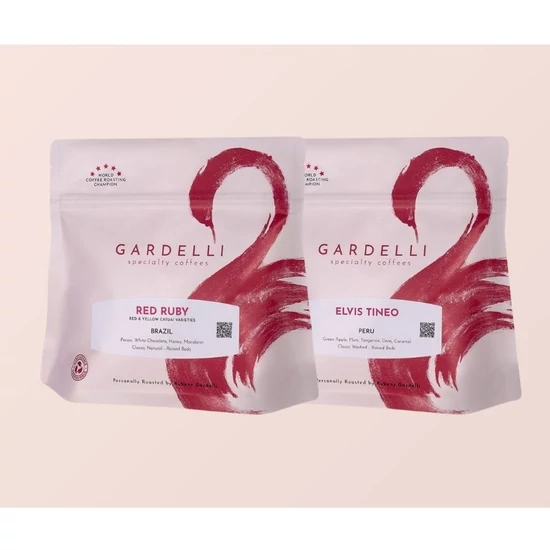 Gardelli szemes kávé csomag (Elvis Tineo + Red Ruby)