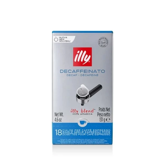 Illy Decaffeinato ESE koffeinmentes kávépod, 18db