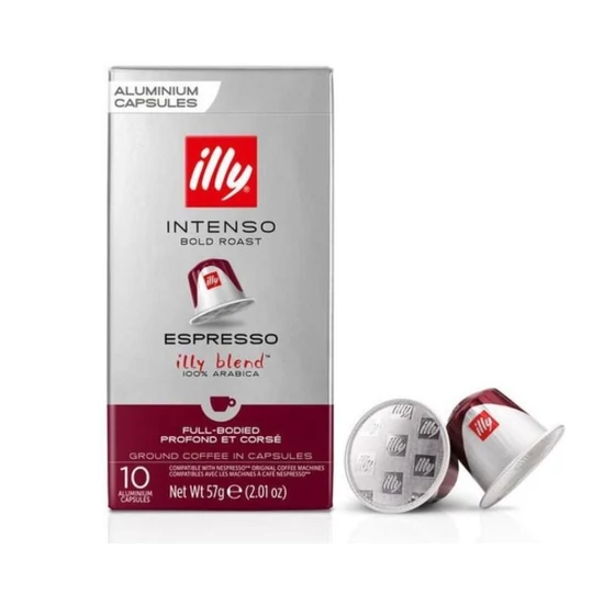 Illy Espresso Intenso Nespresso kompatibilis kávékapszula, 10db