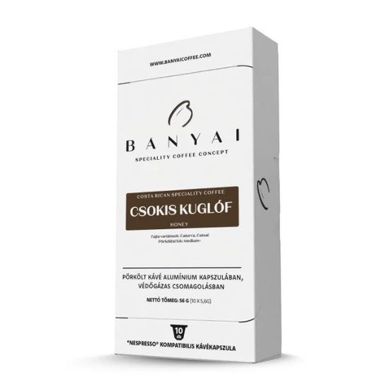 Bányai Csokis Kuglóf Nespresso kompatibilis kávékapszula, 10db