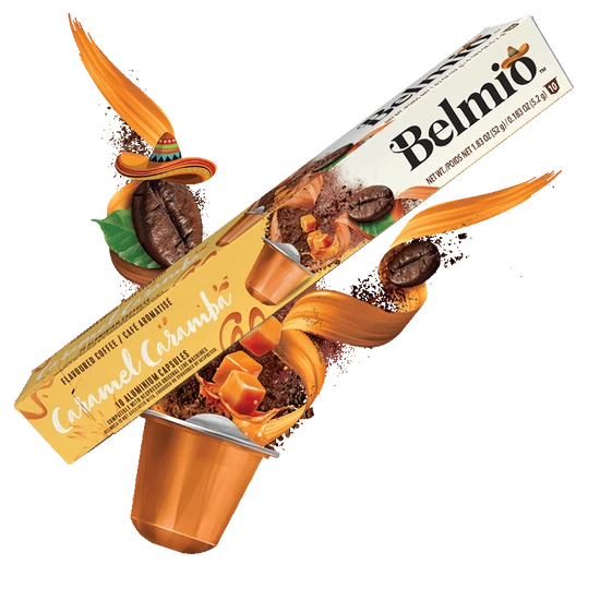 Belmio Caramel Caramba Nespresso kompatibilis kávékapszula, 10db
