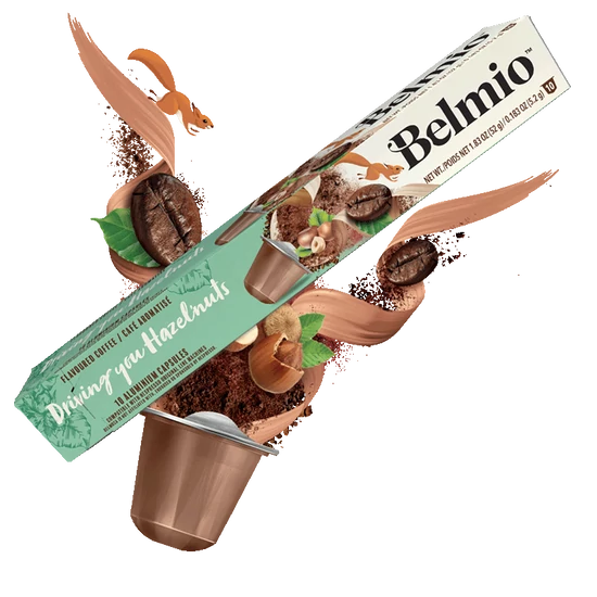 Belmio Driving You Hazelnuts Nespresso kompatibilis kávékapszula, 10db