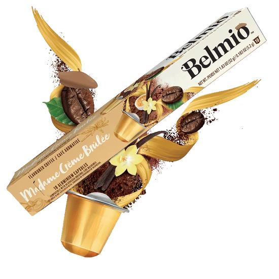 Belmio Madame Créme Brulée Nespresso kompatibilis kávékapszula, 10db