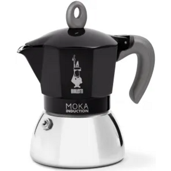 Bialetti Moka indukciós kotyogós kávéfőző fekete - 4 adagos