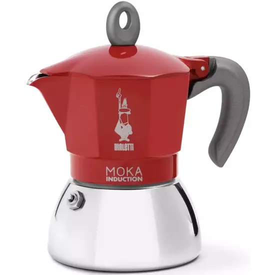 Bialetti Moka indukciós kotyogós kávéfőző piros - 2 adagos