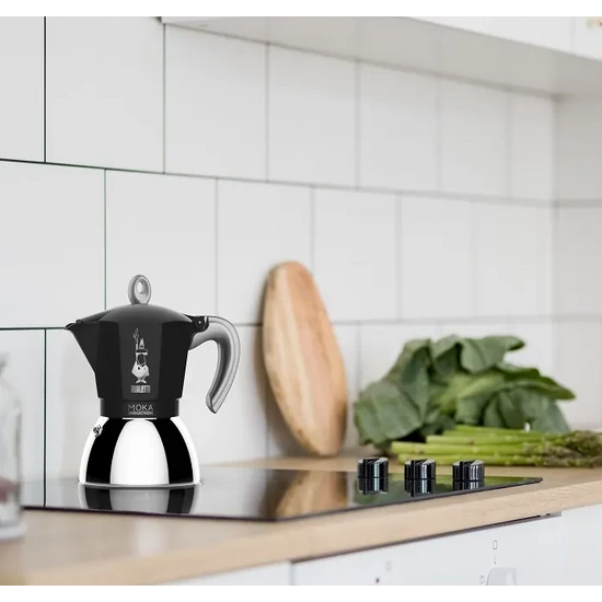 Bialetti Moka indukciós kotyogós kávéfőző - 2 adagos (fekete)