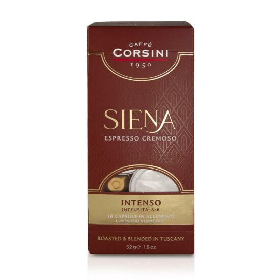 Caffé Corsini SIENA Espresso Cremoso Nespresso kompatibilis kapszula 10db