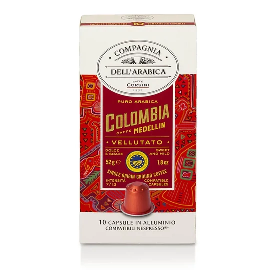 Compagnia Dell'Arabica Caffé Colombia Medellin Supremo Nespresso kompatibilis kávékapszula, 10db