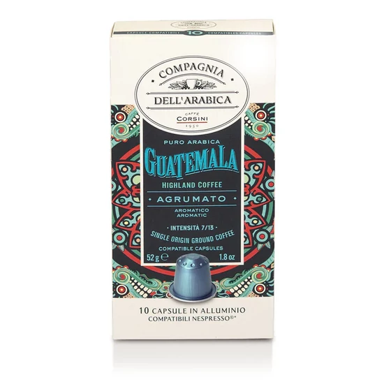 Compagnia Dell'Arabica Caffé Guatemala Huehuetenango Highland Coffee Nespresso kompatibilis kávékapszula, 10db