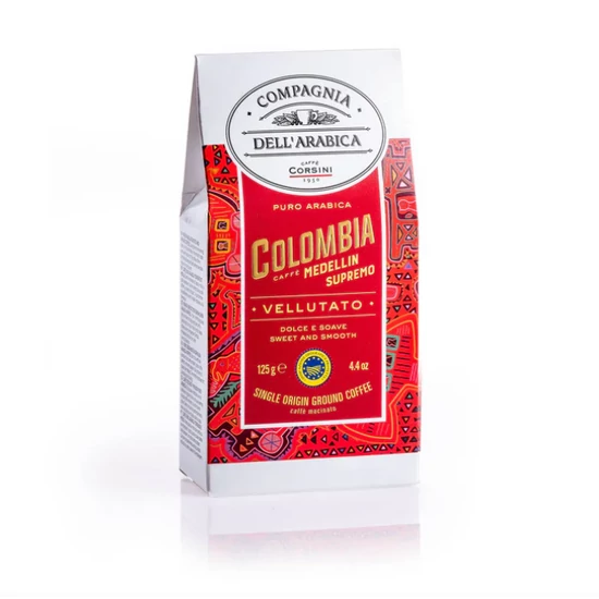 Compagnia Dell’Arabica Caffé Colombia Medellin Supremo őrölt kávé, 250g