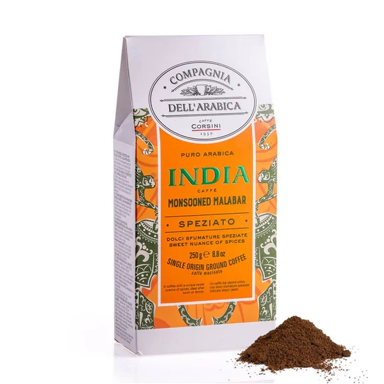 Compagnia Dell’Arabica Caffé India Monsooned Malabar őrölt kávé, 250g