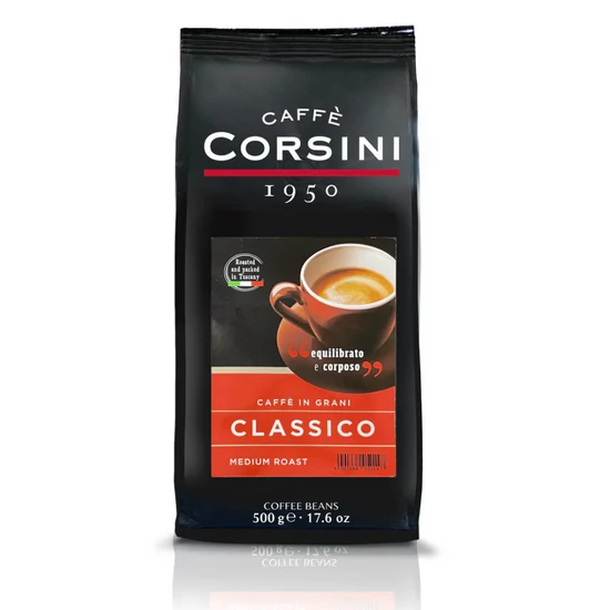 Caffé Corsini Classico Moka szemes kávé, 500g