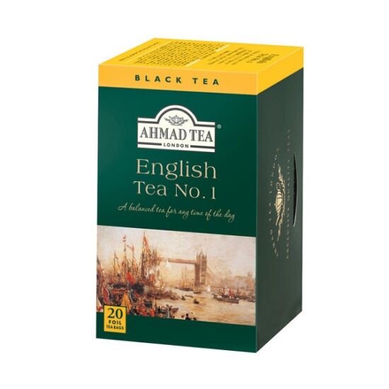 Ahmad Tea English Tea , aromazáró tasakban, 20 db