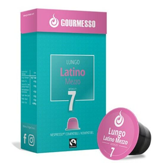 Gourmesso Lungo Latino Mezzo Nespresso kompatibilis kávékapszula, 10 db
